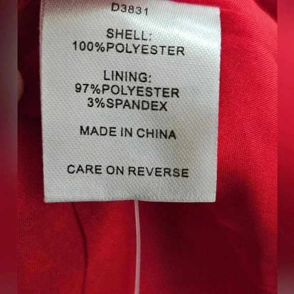 Alexia Admor Mini Wrap Dress in Red Size 2 Button Detail - Picture 6 of 7